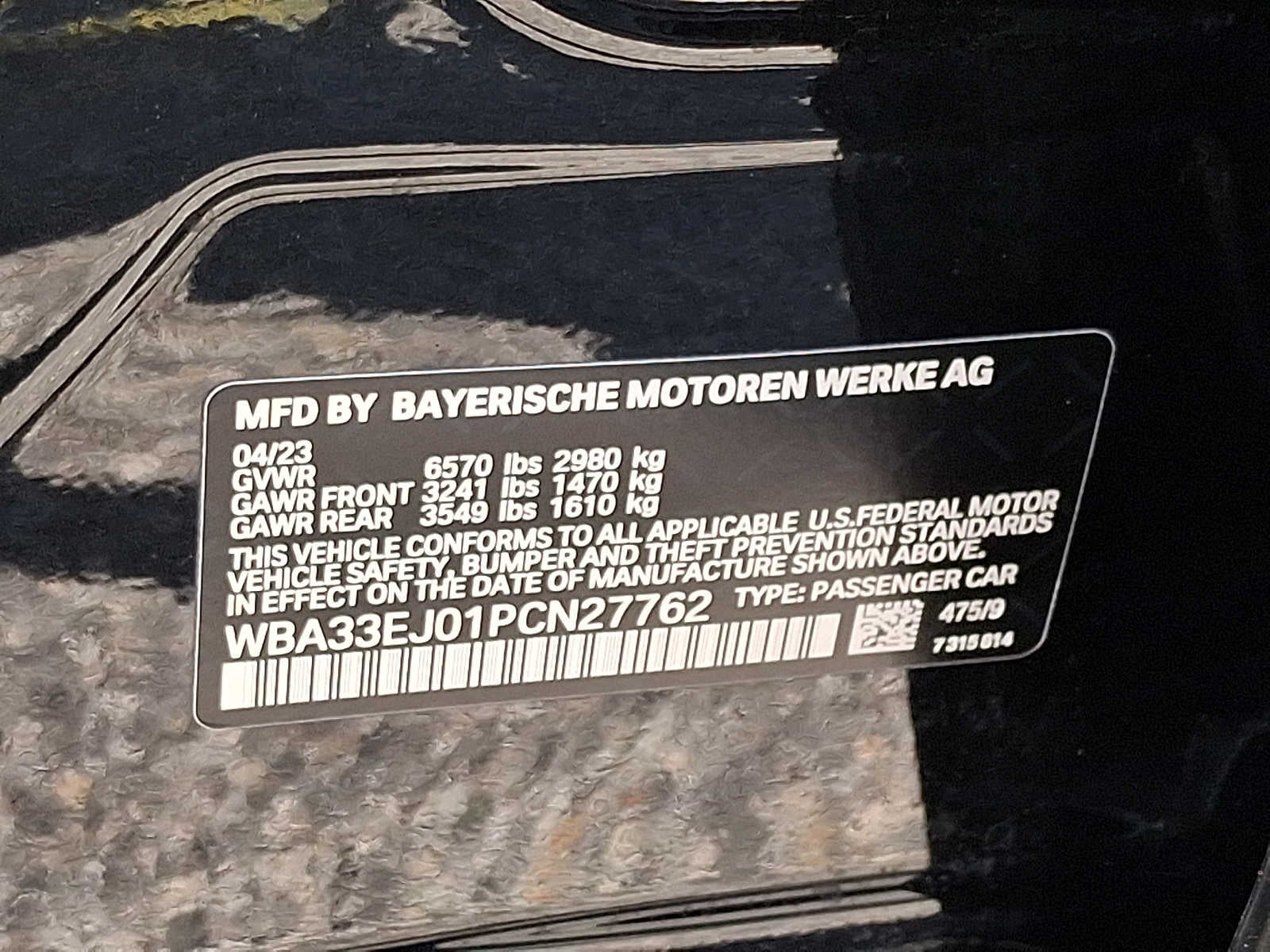 2023 BMW 7 Series 760i xDrive Sedan