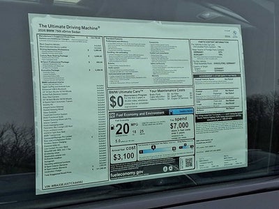 2026 BMW 7 Series 760i xDrive Sedan