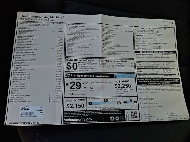 2026 BMW 4 Series 430i xDrive Gran Coupe