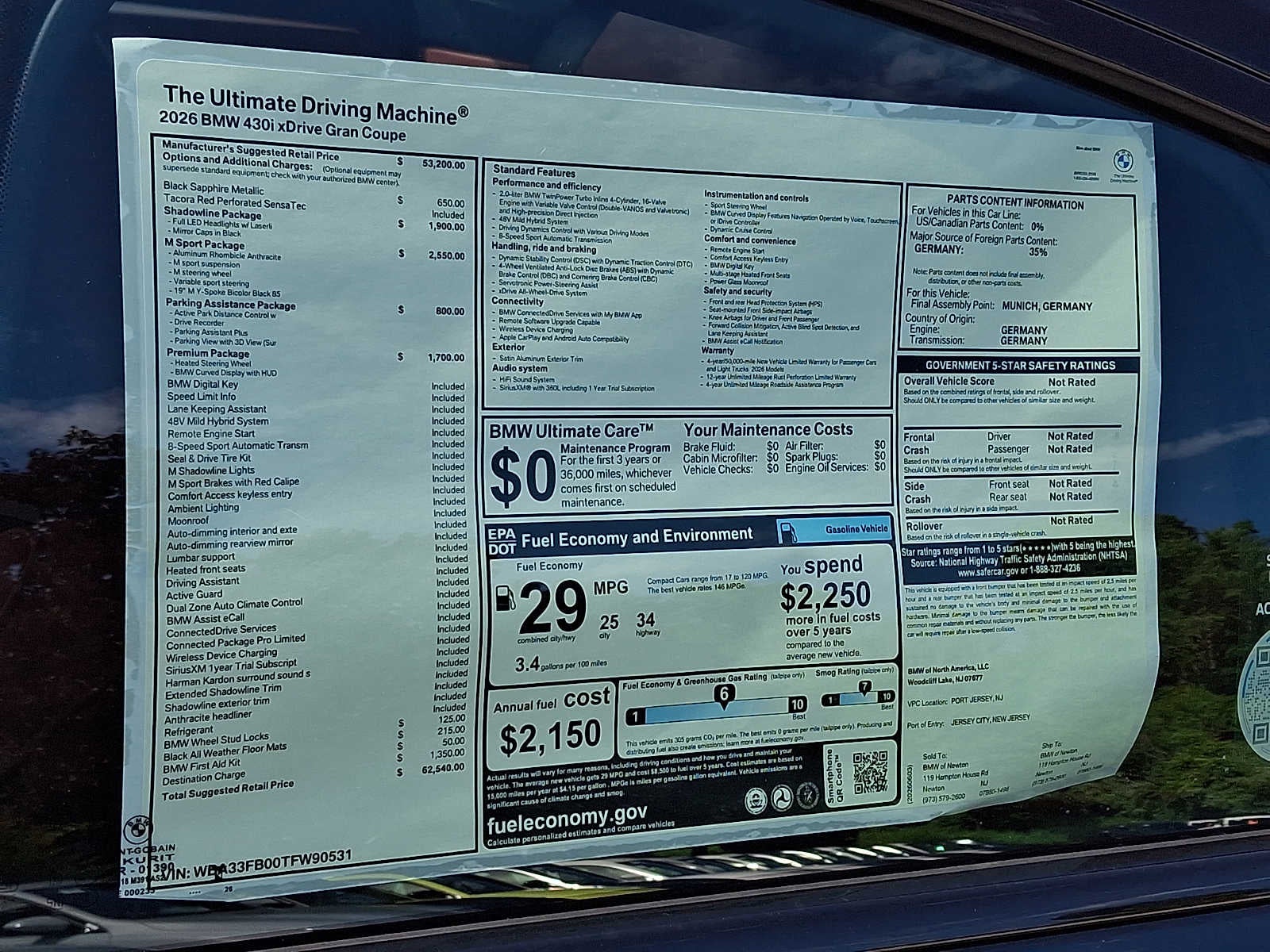 2026 BMW 4 Series 430i xDrive Gran Coupe
