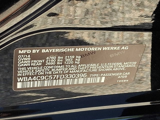 2015 BMW 4 Series 4dr Sdn 428i xDrive AWD Gran Coupe SULEV