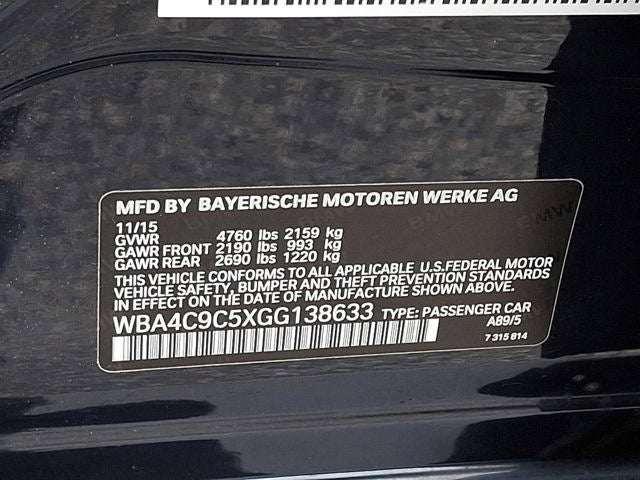 2016 BMW 4 Series 4dr Sdn 428i xDrive AWD Gran Coupe SULEV