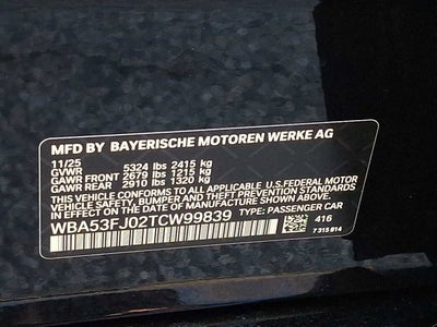 2026 BMW 5 Series 530i xDrive Sedan