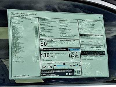 2026 BMW 4 Series 430i xDrive Coupe