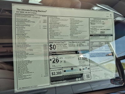 2027 BMW 7 Series 740i xDrive Sedan