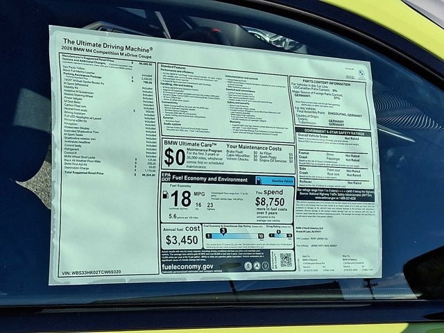 2026 BMW M4 Competition xDrive Coupe