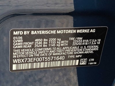 2026 BMW X1 xDrive28i Sports Activity Vehicle