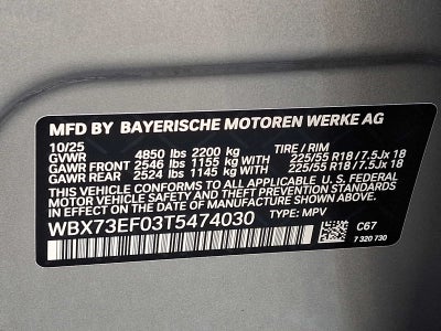 2026 BMW X1 xDrive28i Sports Activity Vehicle