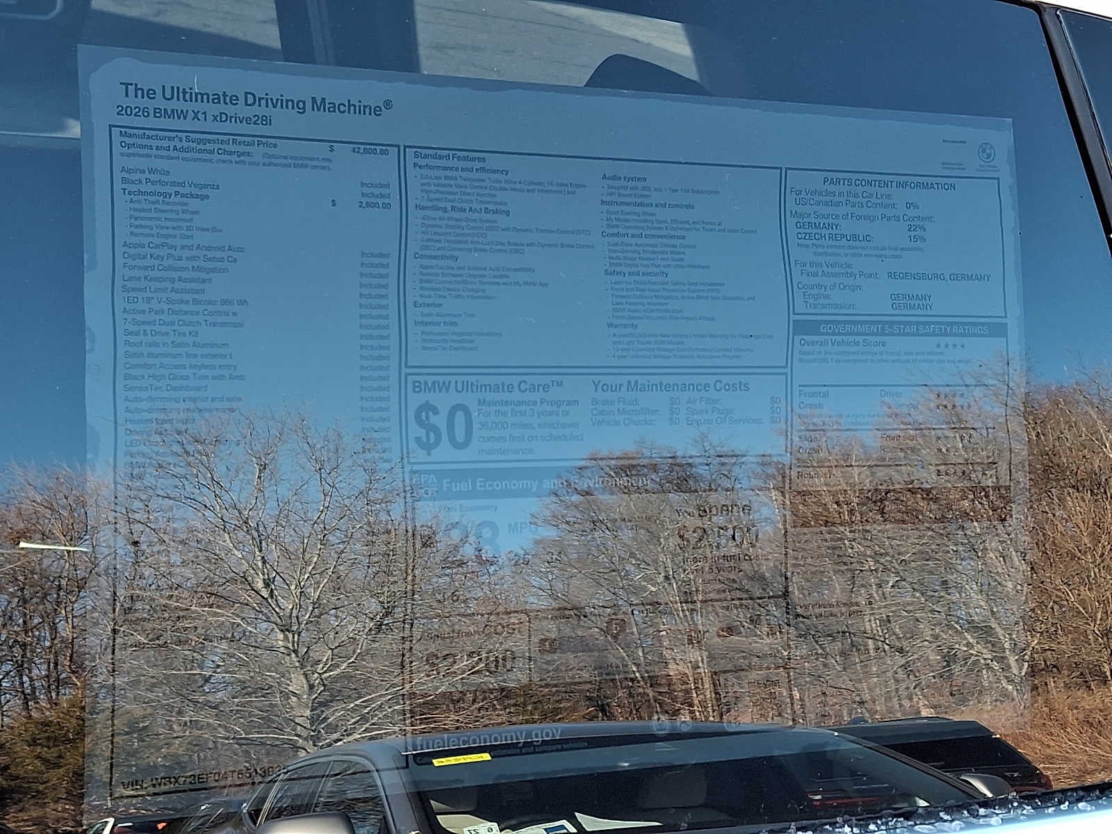 2026 BMW X1 xDrive28i Sports Activity Vehicle