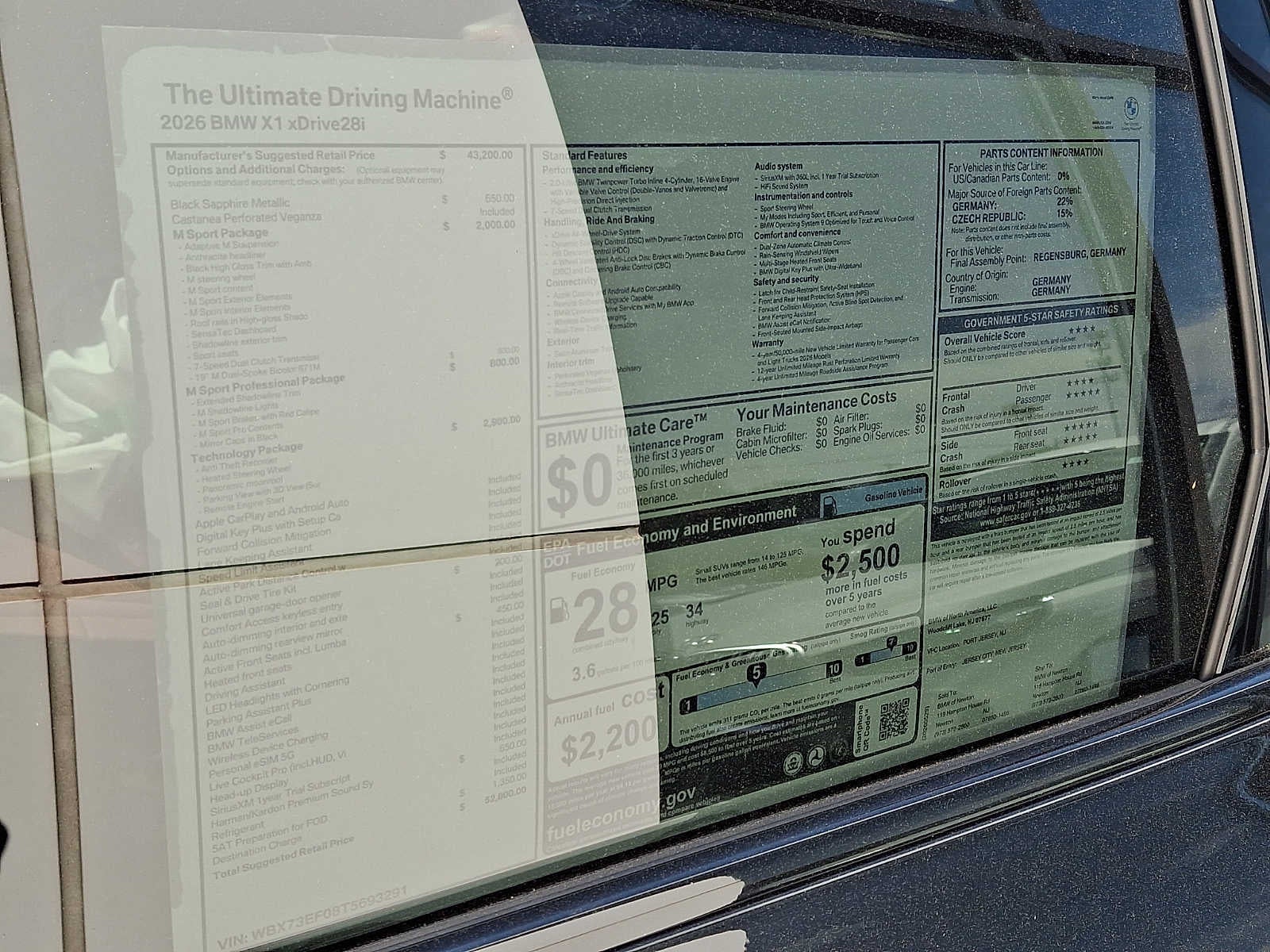 2026 BMW X1 xDrive28i Sports Activity Vehicle