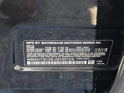 2018 BMW X1 xDrive28i Sports Activity Vehicle