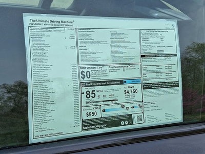 2025 BMW i7 eDrive50 Sedan