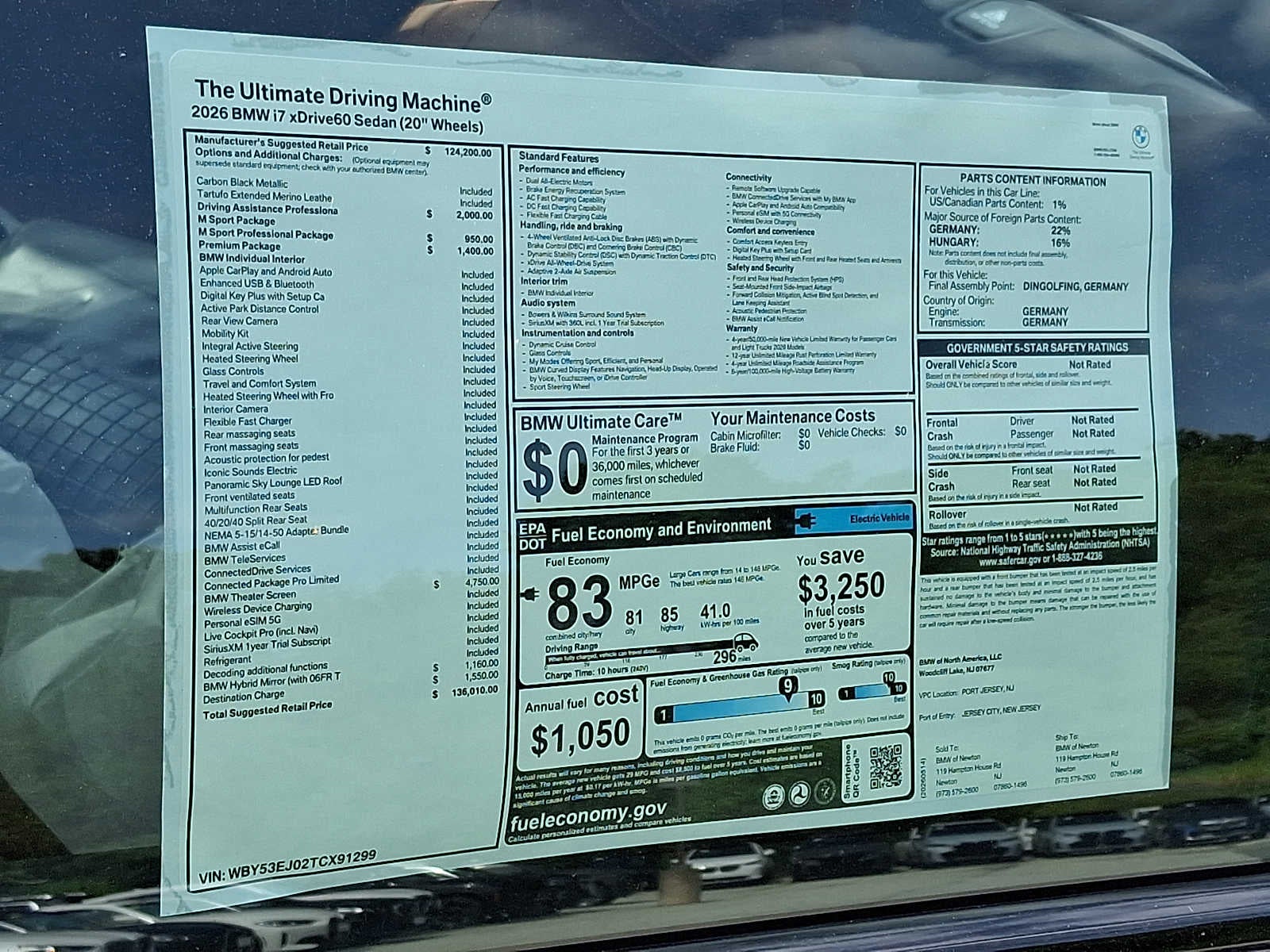 2026 BMW i7 xDrive60 Sedan