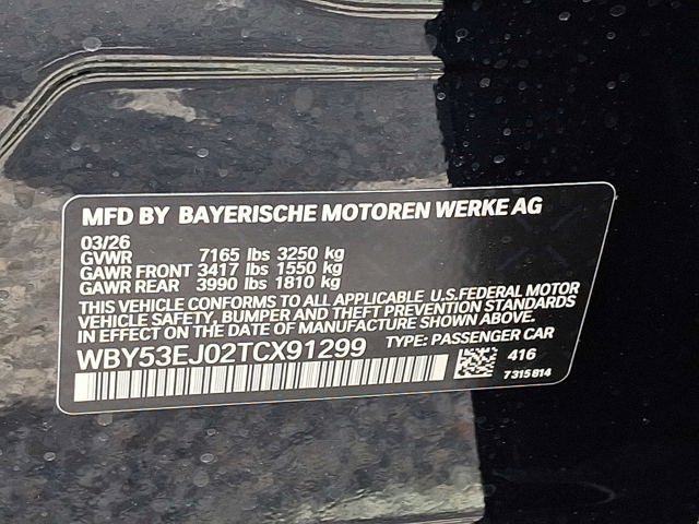 2026 BMW i7 xDrive60 Sedan