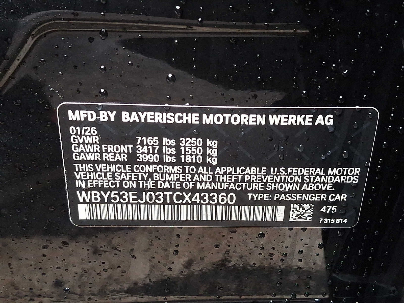 2026 BMW i7 xDrive60 Sedan