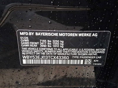 2026 BMW i7 xDrive60 Sedan