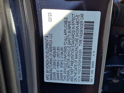 2023 Honda Accord Hybrid EX-L Sedan