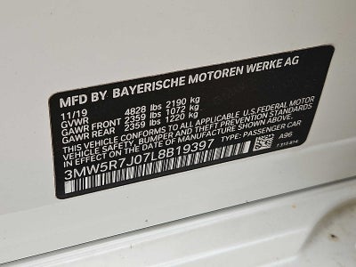 2020 BMW 3 Series 330i xDrive Sedan North America