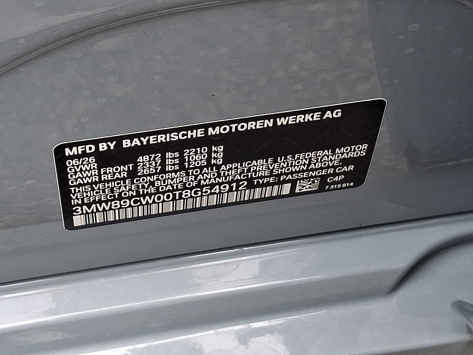 2026 BMW 3 Series 330i NA xDrive Sedan