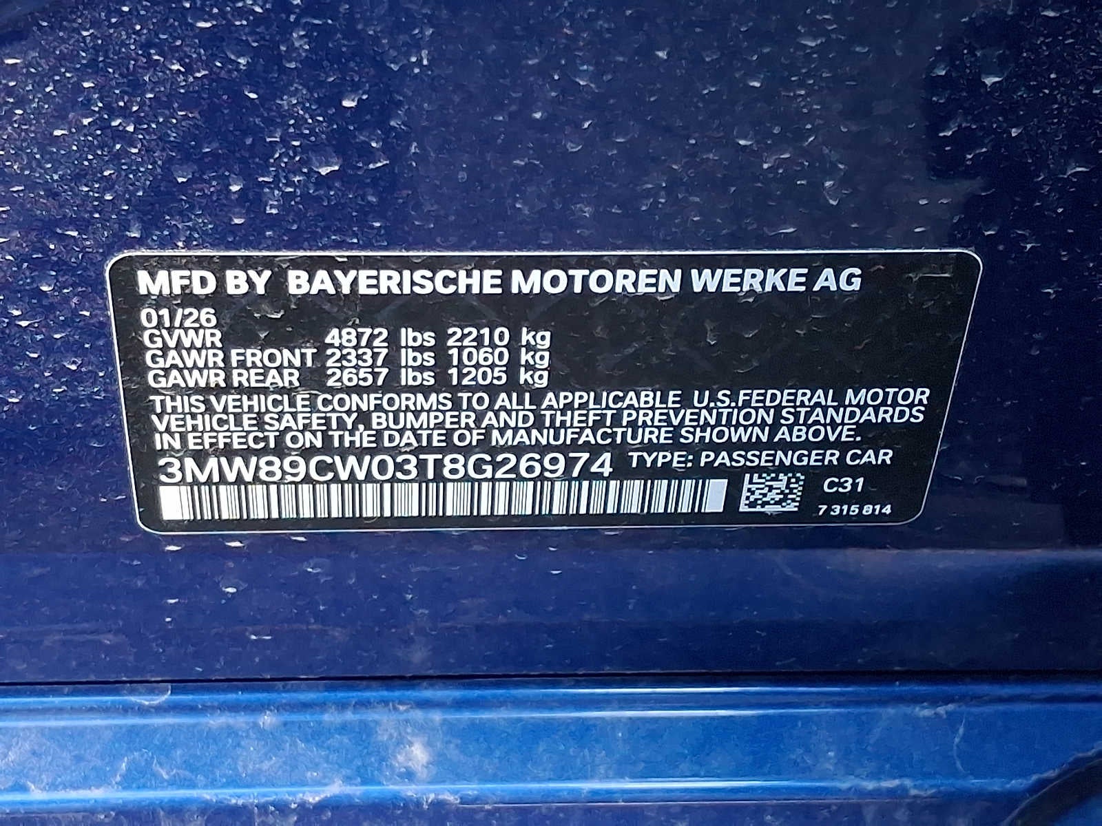 2026 BMW 3 Series 330i NA xDrive Sedan