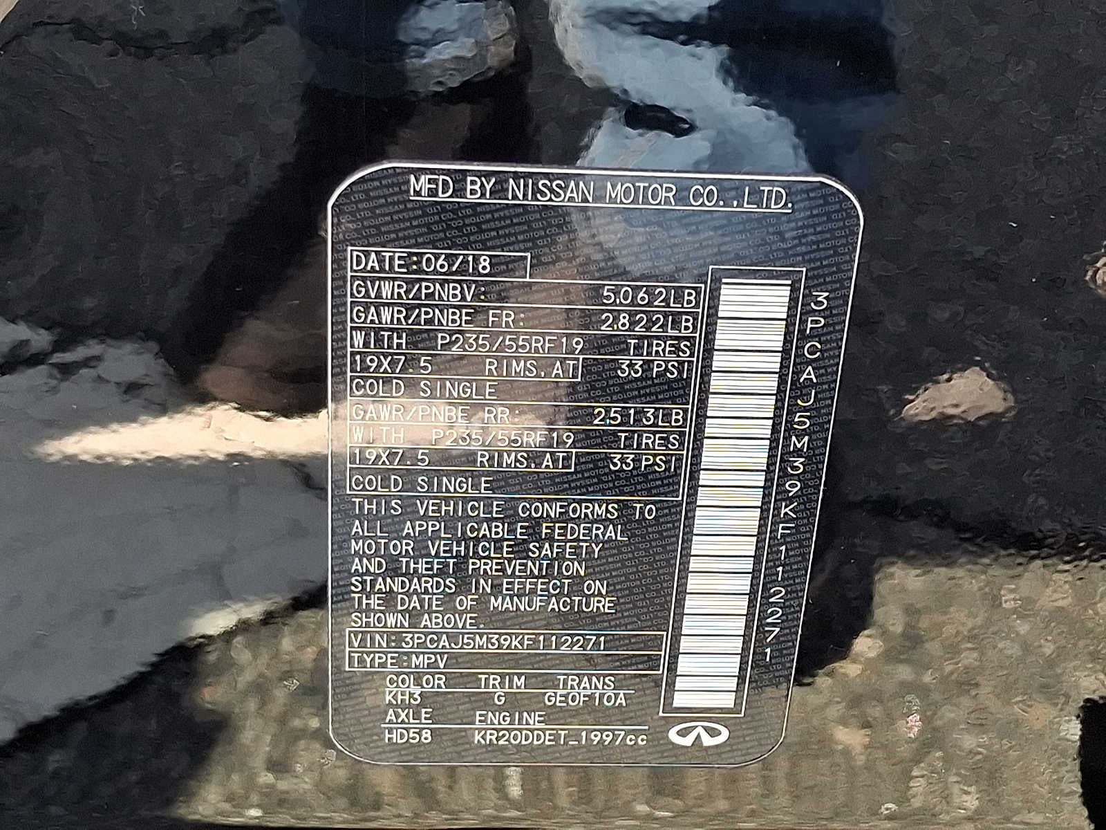 2019 INFINITI QX50 ESSENTIAL AWD