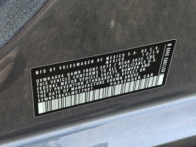 2020 Volkswagen Jetta R-Line Manual w/SULEV