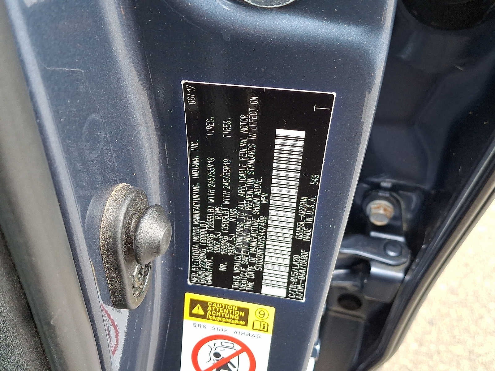 2017 Toyota Highlander Limited Platinum V6 AWD