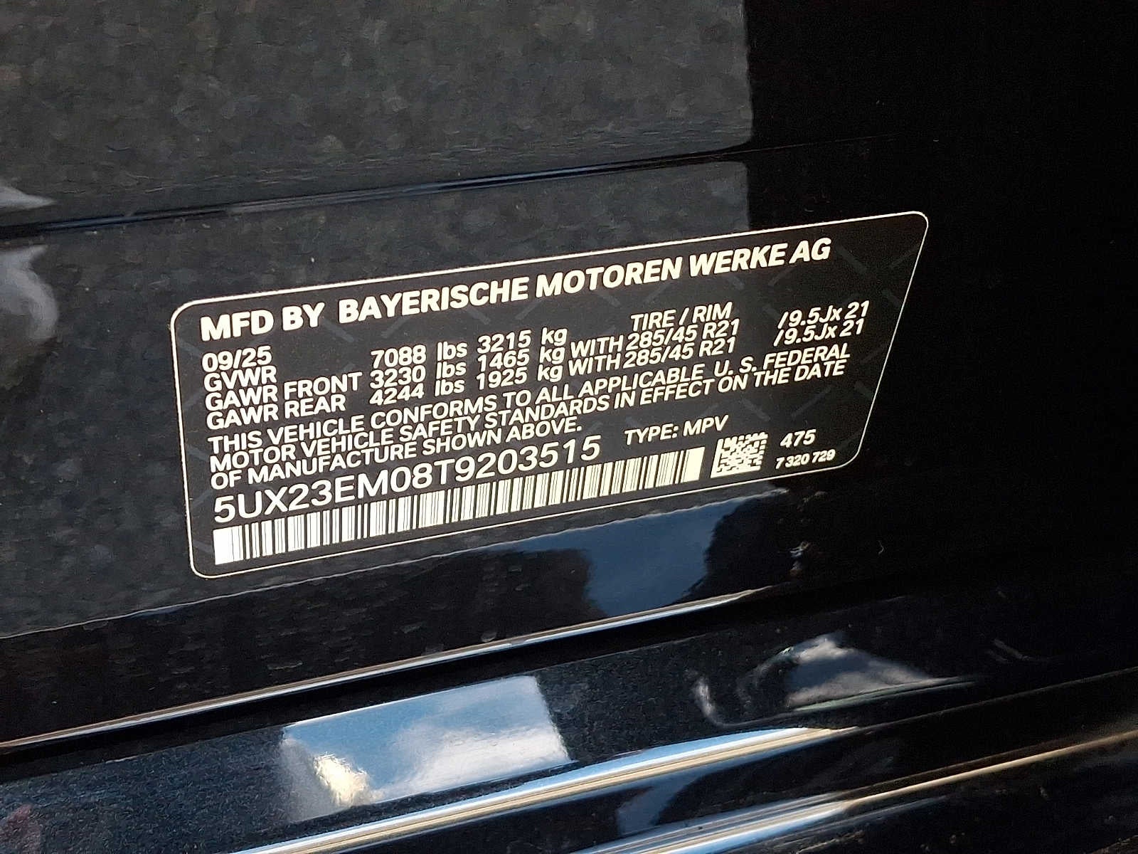 2026 BMW X7 xDrive40i Sports Activity Vehicle