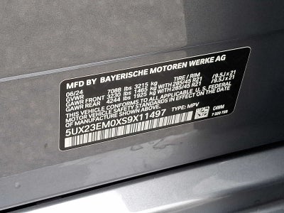 2025 BMW X7 xDrive40i Sports Activity Vehicle