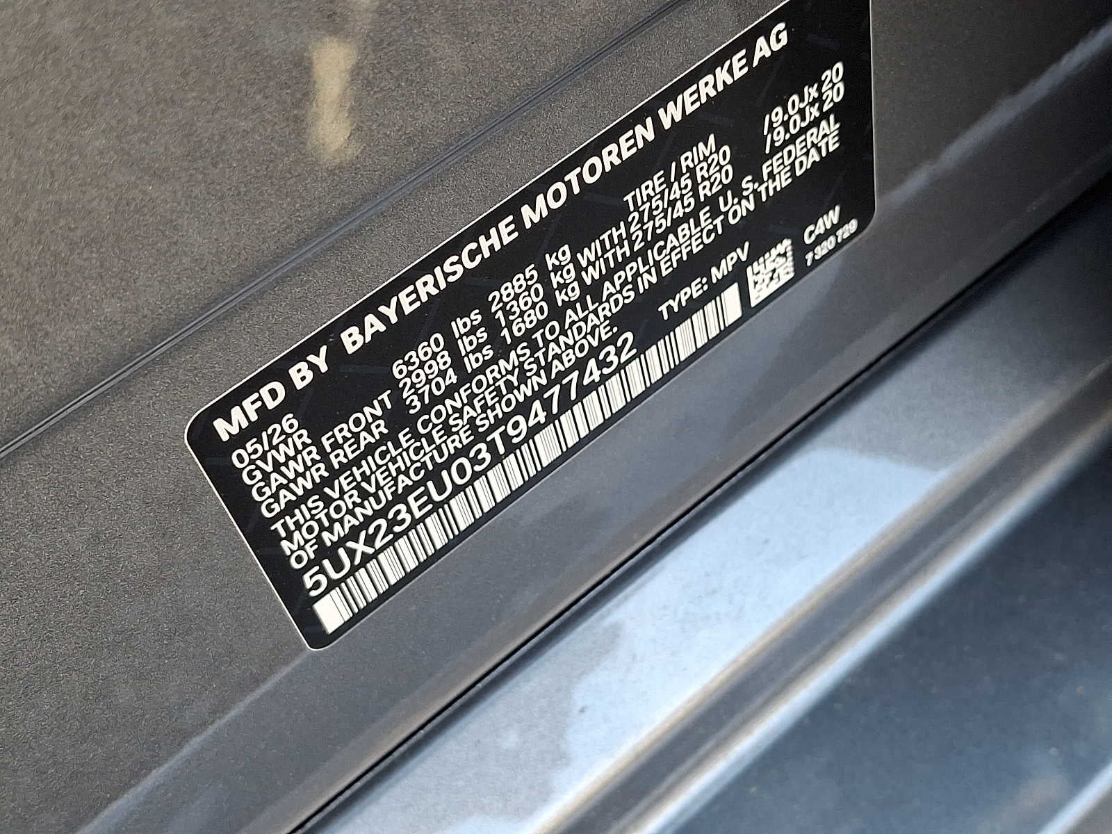 2026 BMW X5 xDrive40i Sports Activity Vehicle
