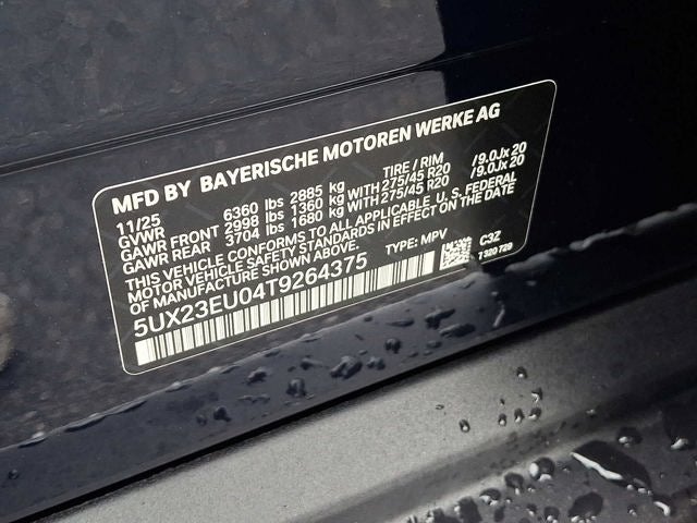 2026 BMW X5 xDrive40i Sports Activity Vehicle