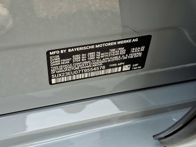 2026 BMW X5 xDrive40i Sports Activity Vehicle
