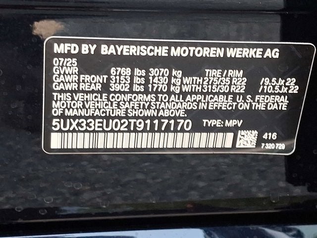 2026 BMW X5 M60i Sports Activity Vehicle