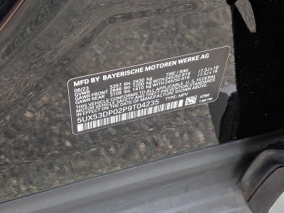 2023 BMW X3 xDrive30i Sports Activity Vehicle