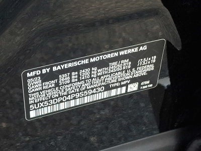 2023 BMW X3 xDrive30i Sports Activity Vehicle