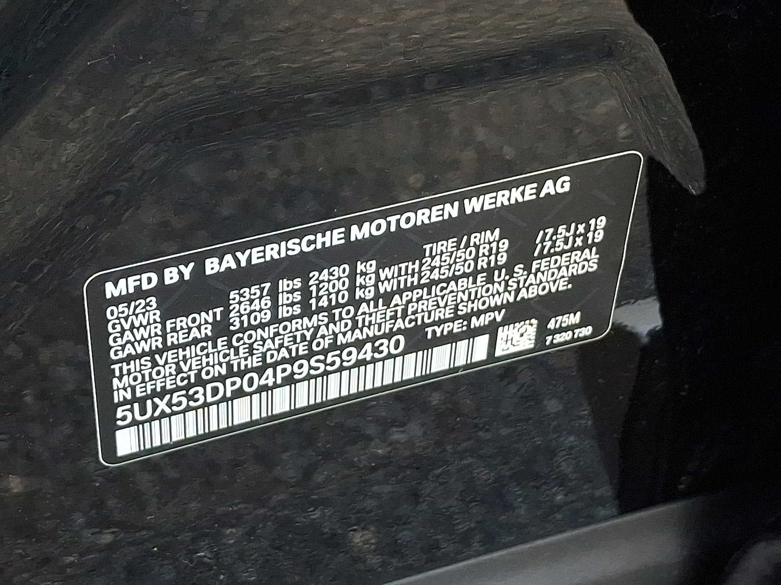 2023 BMW X3 xDrive30i Sports Activity Vehicle