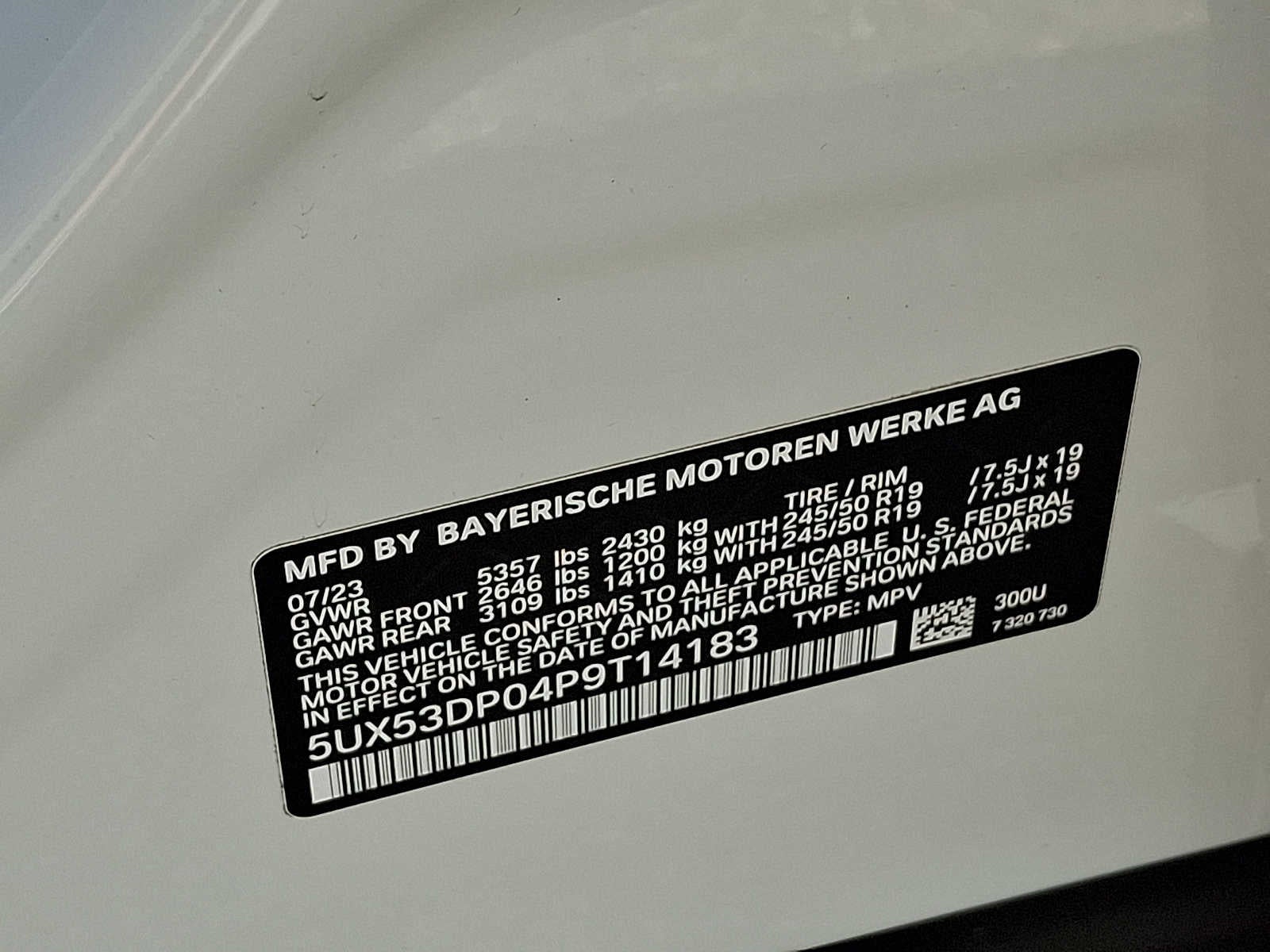 2023 BMW X3 xDrive30i Sports Activity Vehicle