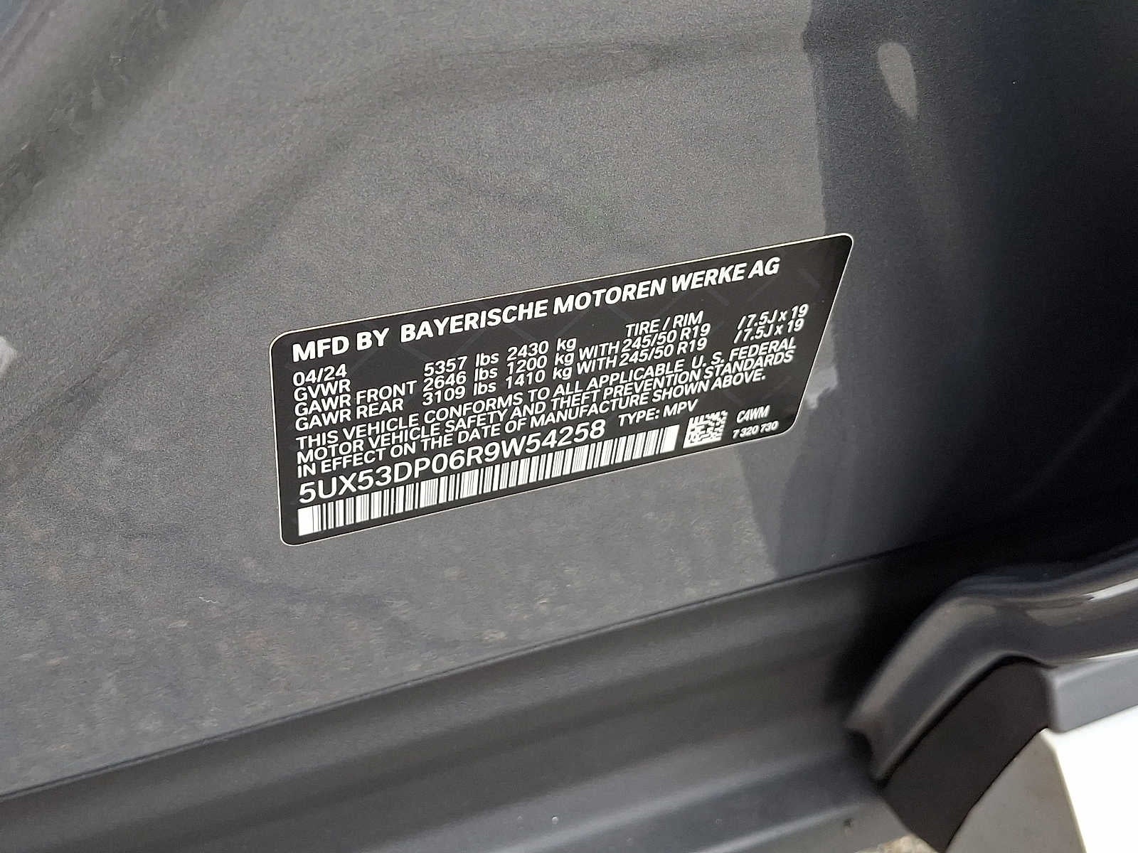 2024 BMW X3 xDrive30i Sports Activity Vehicle