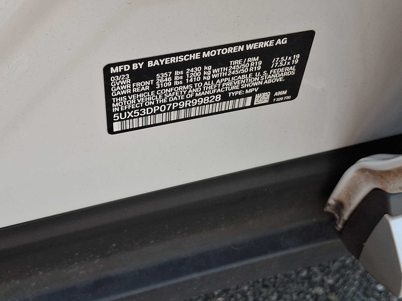 2023 BMW X3 xDrive30i Sports Activity Vehicle