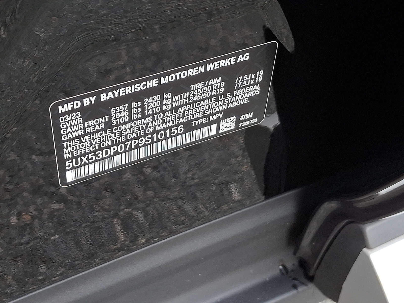 2023 BMW X3 xDrive30i Sports Activity Vehicle