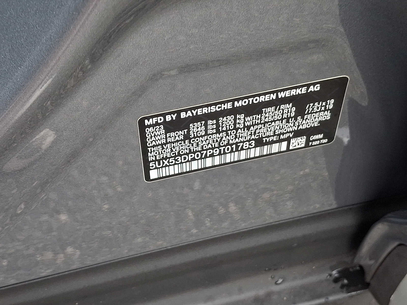 2023 BMW X3 xDrive30i Sports Activity Vehicle