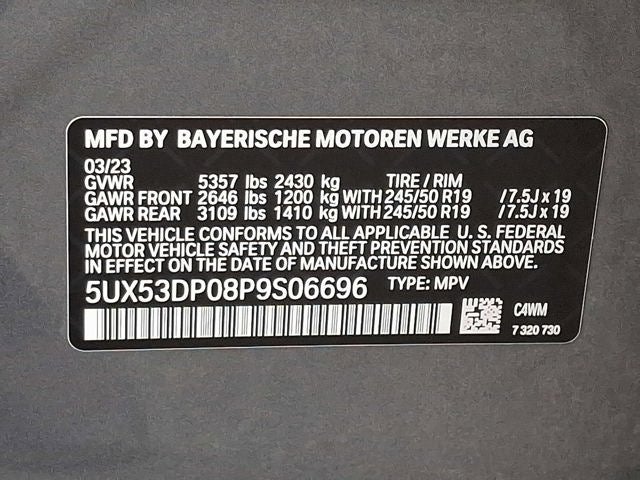 2023 BMW X3 xDrive30i Sports Activity Vehicle