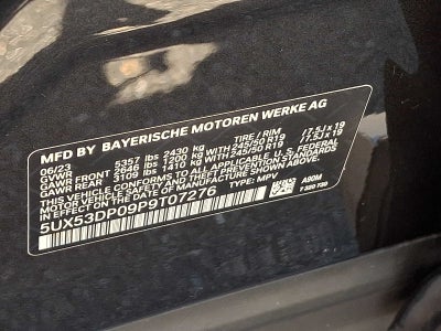 2023 BMW X3 xDrive30i Sports Activity Vehicle