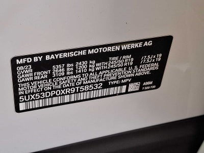 2024 BMW X3 xDrive30i Sports Activity Vehicle