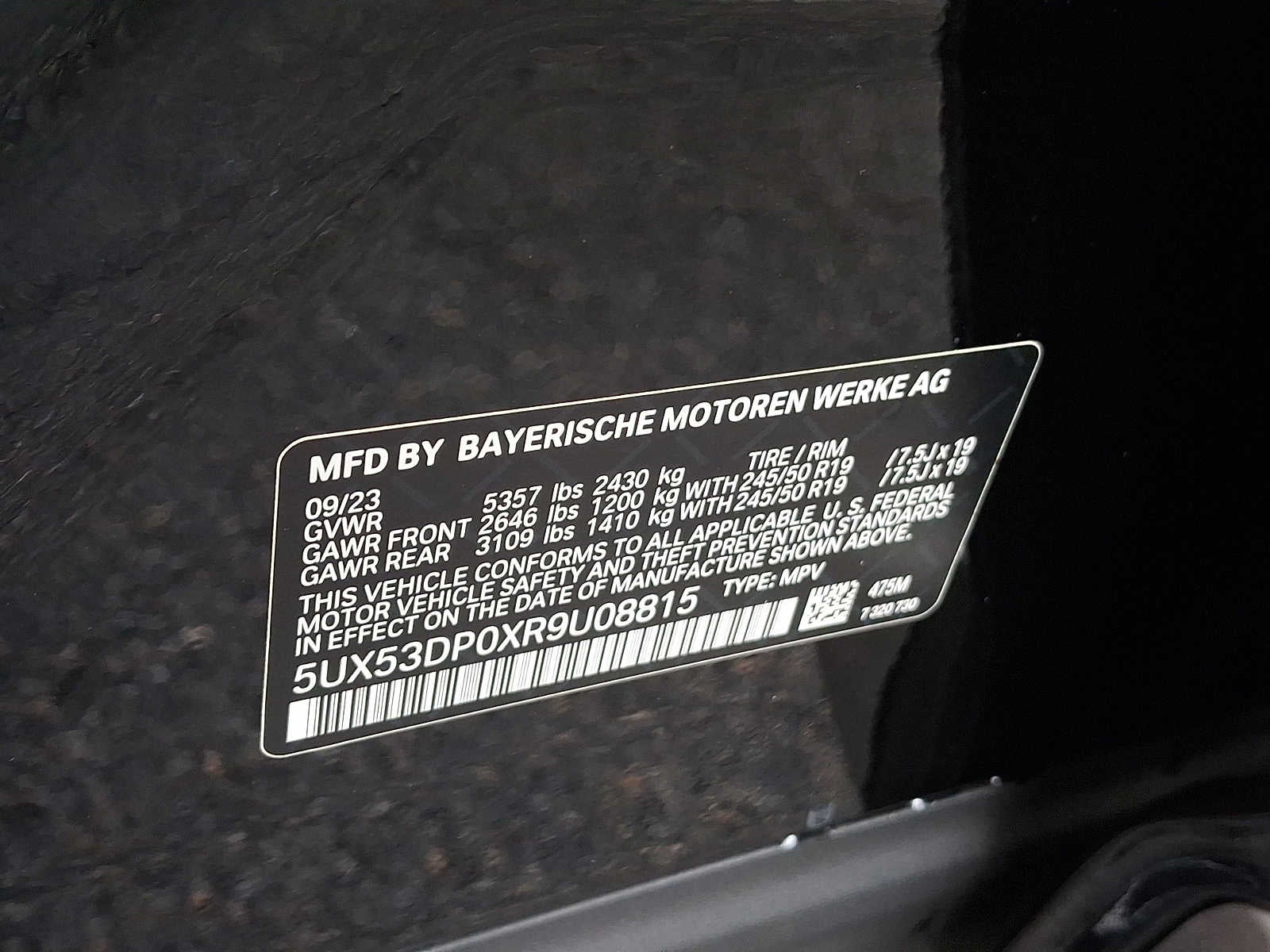 2024 BMW X3 xDrive30i Sports Activity Vehicle