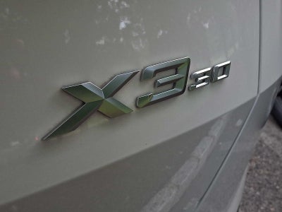 2025 BMW X3 30 xDrive Sports Activity Vehicle
