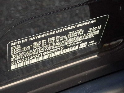 2026 BMW X3 30 xDrive Sports Activity Vehicle