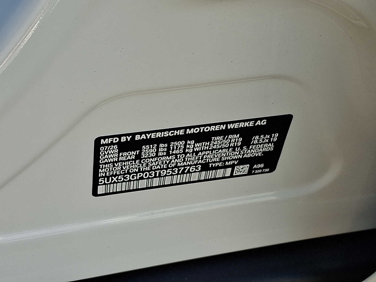 2026 BMW X3 30 xDrive Sports Activity Vehicle