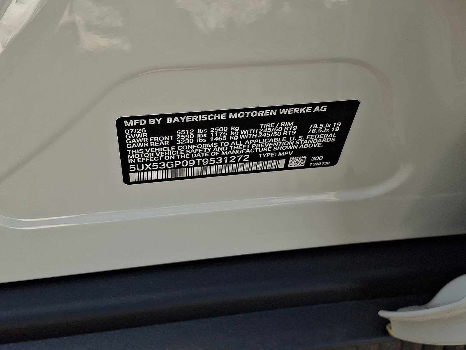 2026 BMW X3 30 xDrive Sports Activity Vehicle