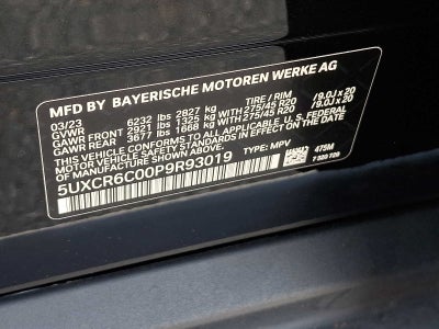 2023 BMW X5 xDrive40i Sports Activity Vehicle